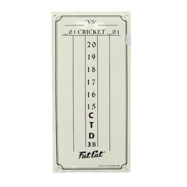 Dry Erase Cricket Scoreboard 15.35"x7.5"