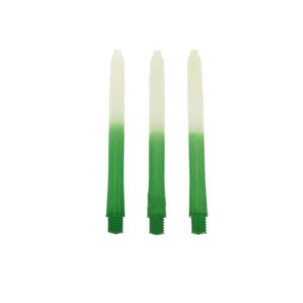 Green & White Nylon Shafts (Medium)
