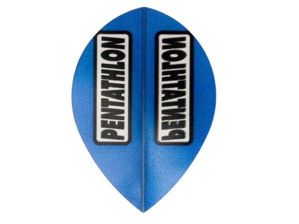 Pentathlon Blue Teardrop Flights (100 Micron)