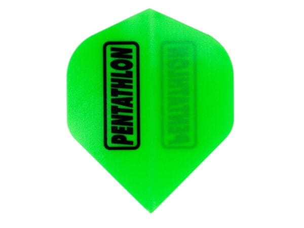 Pentathlon Neon Green Standard Flights (100 micron)