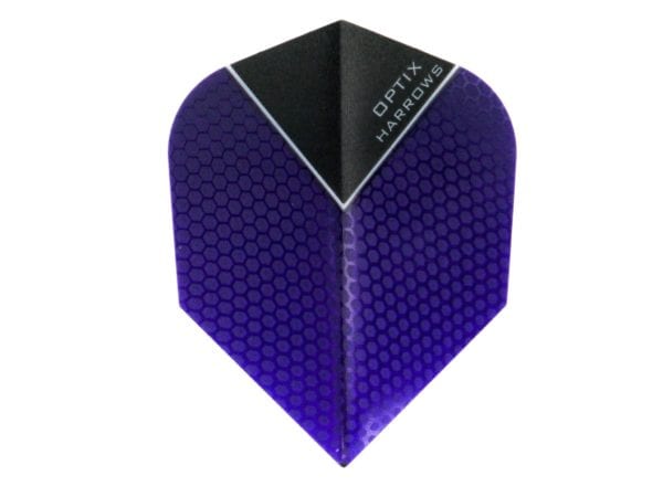 Optix Purple/Black Standard Flights (100 micron)