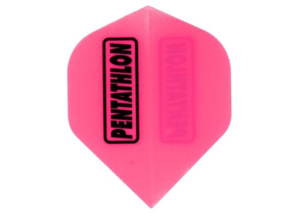 Pentathlon Neon Pink Standard Flights (100 micron)