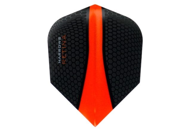 Retina Black/Orange Standard Flights (100 micron)