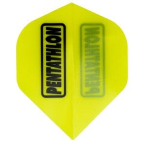 Pentathlon Neon Yellow Standard Flights (100 micron)
