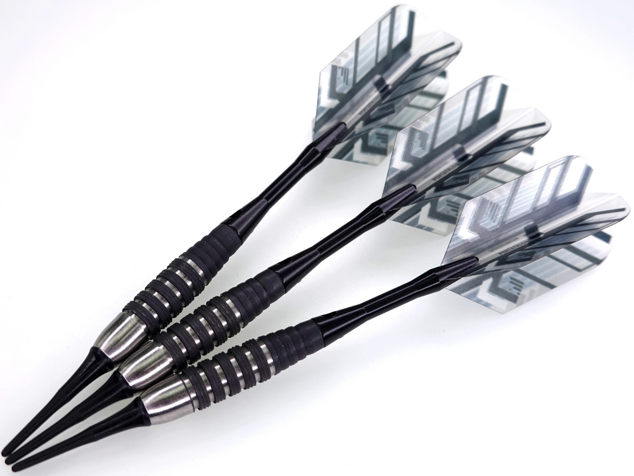 Darts Set 6 Pack Steel Tip Darts 23 Grams with Aluminum Shaft 2 Style Flights an 